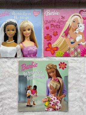 Barbie Storybook Bundle Pet Shop Weddings Rules